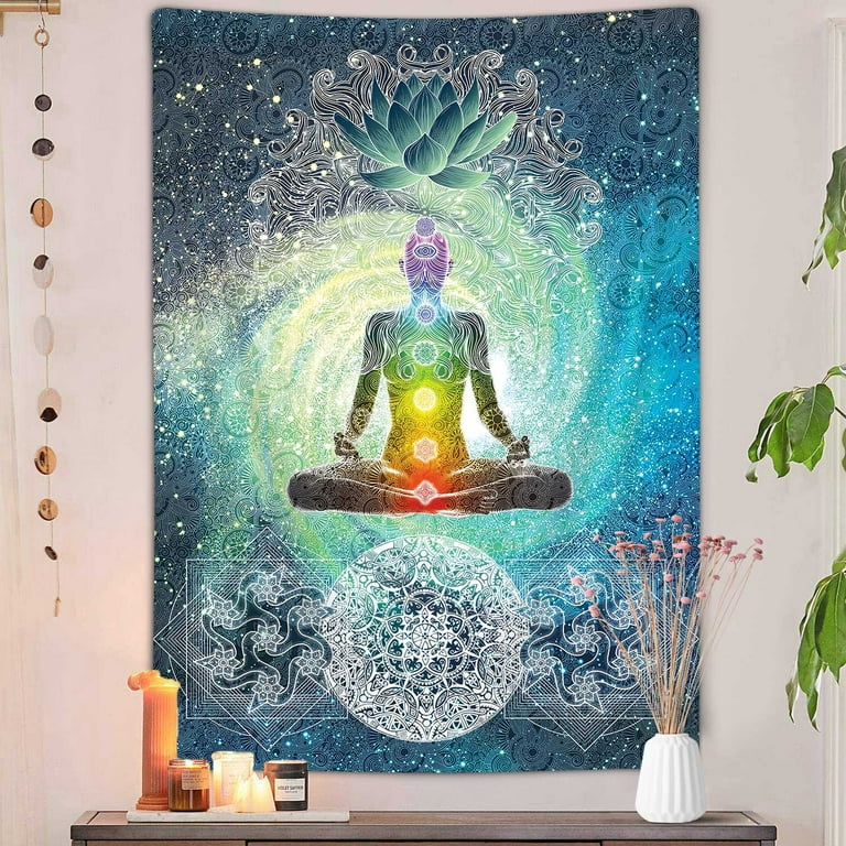 7 Chakra Acrylic Yoga Meditation Wall Hanging by Our Online Decor