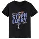 thumbnail image 3 of Camiseta de algodón negra de verano de manga corta con estampado de Stephen Curry para niños, camisetas deportivas para niños y niñas, ropa adecuada para fanáticos, 3 of 5