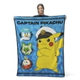thumbnail image 3 of Pokemon Lightning Captain Silk Touch Throw Blanket for Kids, 46x60 inches, 3 of 8