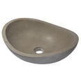 thumbnail image 6 of Stone Canoe Sink - Honed Molly Grey Marble, 6 of 12