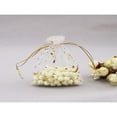 thumbnail image 3 of CHOK 10pcs Organza Gold Foil Jewelry Packaging Bags  Star & Moon Patterned Drawstring Gift Pouches, 3 of 6
