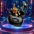 thumbnail image 2 of Kugisaki Wireless Earbuds Noise Cancelling Bluetooth Translation Earbuds Real Time Language Translator Headphones for Travel Business Learning, 2 of 9