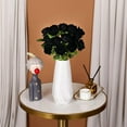 thumbnail image 3 of Zukuco 10 Pack Artificial Roses Fake Rose Silk Flowers with Stem Floral Gift for Wedding Arrangement Party Home Decor(Black), 3 of 6
