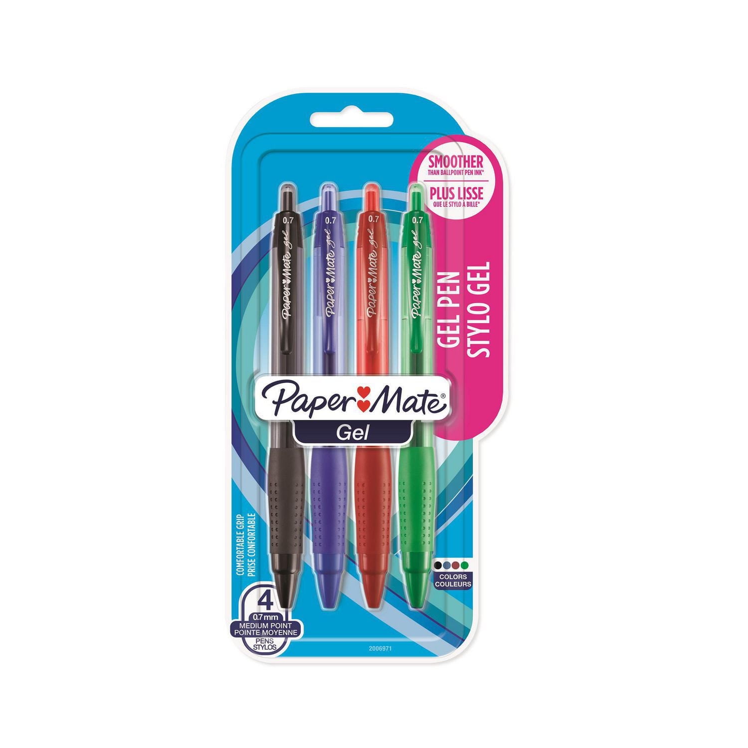 Paper Mate Medium Point 0.7 mm Assorted Gel Pens