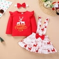 thumbnail image 4 of RIJOPUTY 18-24 Month Christmas Outfit Girls Christmas Clothes for Baby Boy Toddler Christmas Girl 9 Month Baby Girl Clothes Cute Outfits for Girls, Red 12-18 Months, 4 of 9