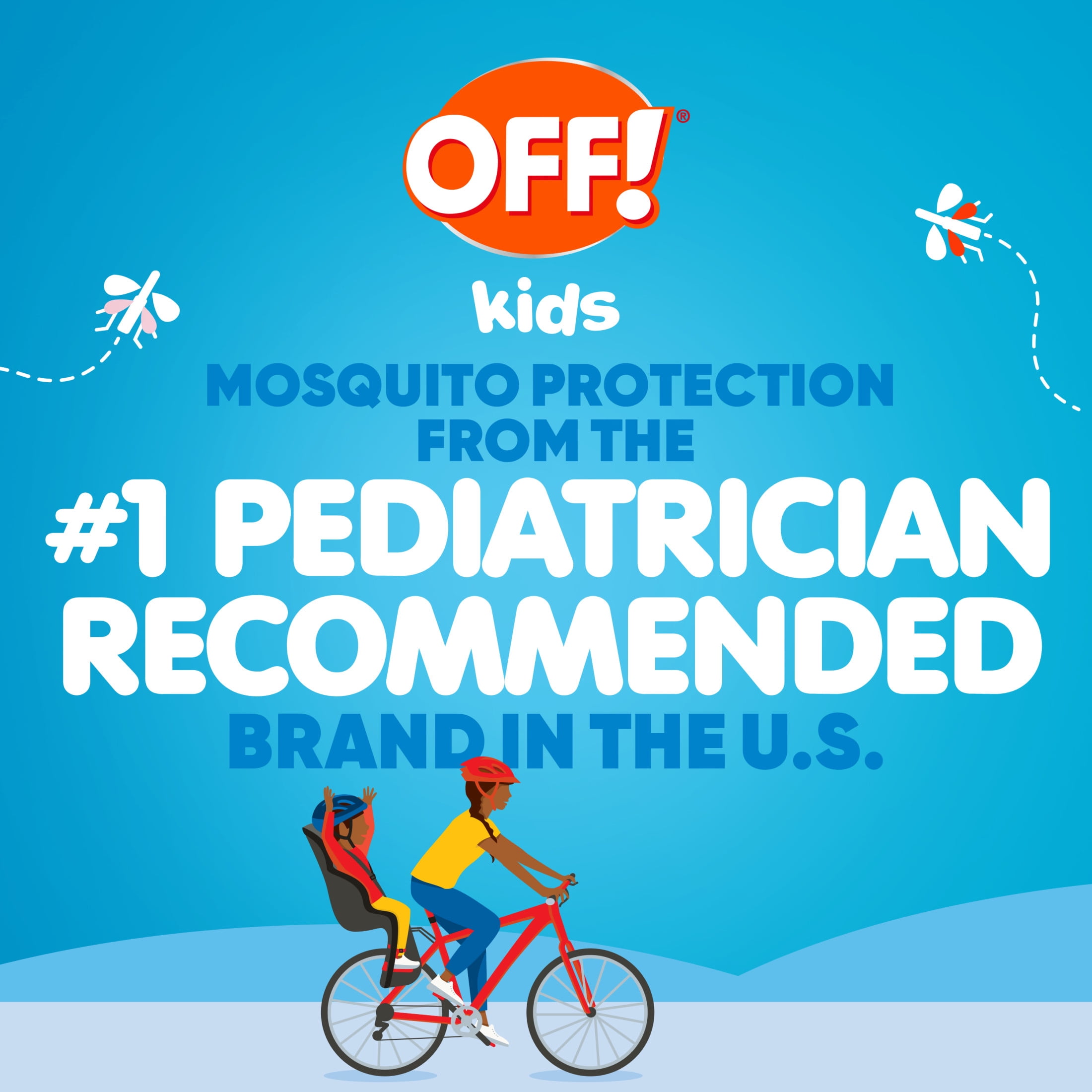 OFF! Kids Mosquito Repellent, Bug Spray with 100% Plant Based Oils for Babies, Toddlers & Kids, 4 fl oz