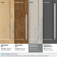 thumbnail image 3 of Amerock Balata 12 inch (305mm) Center-to-Center Satin Nickel Appliance Pull, 3 of 6