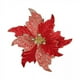 thumbnail image 1 of 6x Flor de Pascua Artificial, Flores de Pascua con Purpurina, Centros de Mesa de Flores, Adornos Navideños, Decoración de Flores para de Navidad 6 piezas, 1 of 8