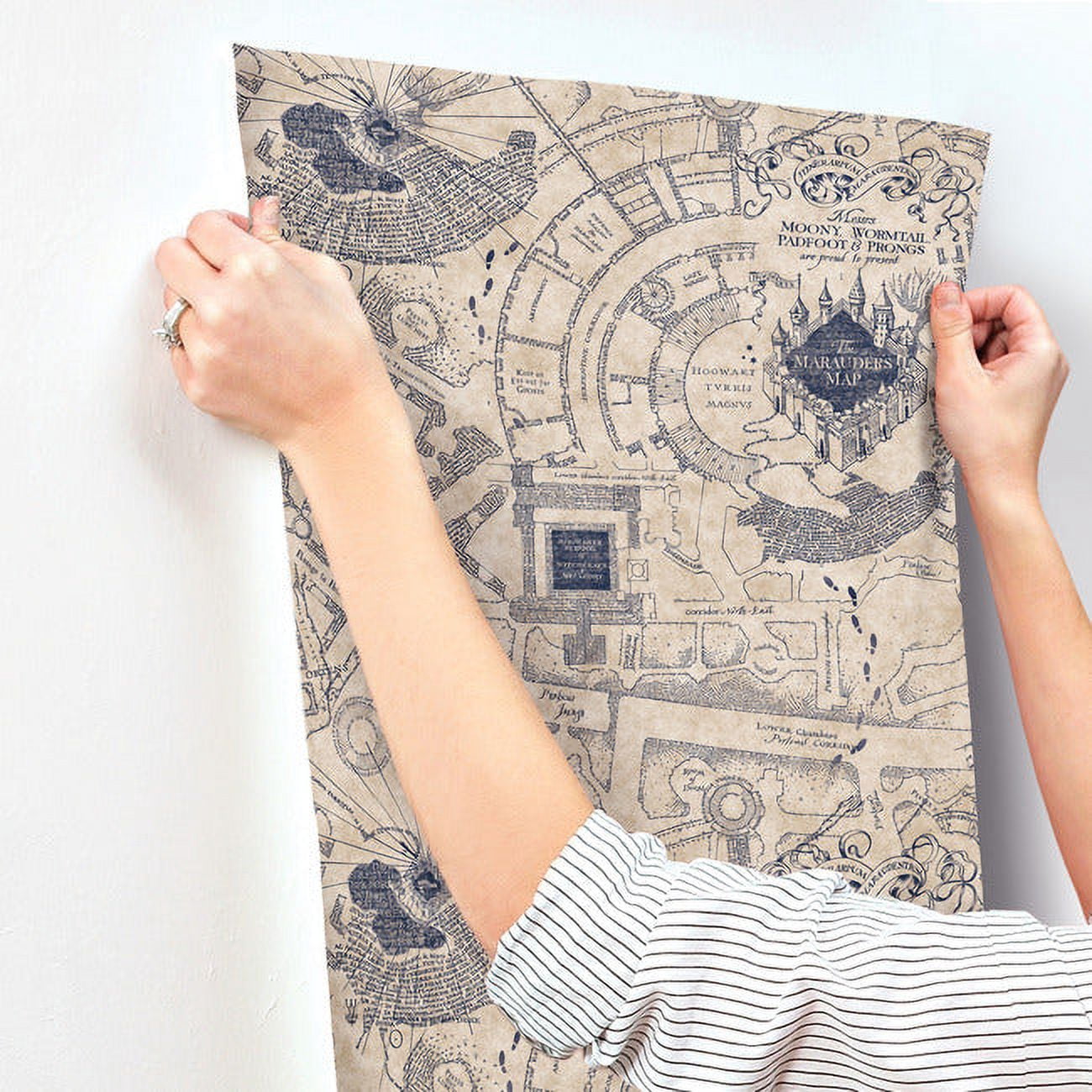 Harry Potter Marauder's Map Peel & Stick Wallpaper