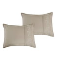 thumbnail image 5 of 7-Pieces Paisley Beige and Taupe Comforter Set - King/Cal King Size, Paisley Bedding, 5 of 7