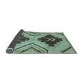 thumbnail image 2 of Ahgly Company Indoor Rectangle Abstract Light Blue Modern Area Rugs, 4' x 6', 2 of 4
