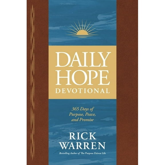 Daily Hope Devotional: 365 Days of Purpose, Peace, and Promise, (Hardcover)