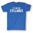thumbnail image 2 of Instant Message - Its On The Syllabus - Men's Short Sleeve Graphic T-Shirt, 2 of 6