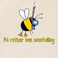 thumbnail image 3 of CafePress - I'd Rather Bee Snorkeling Tote Bag - Unisex Canvas Tote Bag, Beige, 1-Piece, 3 of 8