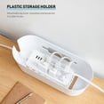 thumbnail image 5 of KAKOWELY 1pc Convenient Storage Case Simple Desktop Cable Patch Board Storage Box,12.6X"X5.12"X4.53", 5 of 5