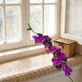 thumbnail image 4 of Cififendec Artificial Bougainvillea Flowers, Silk Bougainvillea Branches Deep Purple Faux Bougainvillea Long Stem Household Flowers for Home Garden DIY Wedding Centerpieces (31.4"*2.5"), 4 of 6