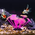 thumbnail image 3 of Soft Silicone Glowing Aquarium Mushroom Coral Aquatic Artificial Coral for Fish Tank Decoration Pink, 3 of 7