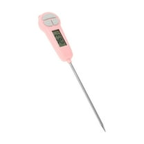 HOMEMAXS Digital Meat Thermometer Kitchen Probe Baby Pink