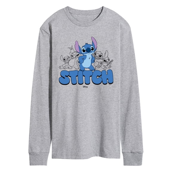 Disney - Stitch Group - Men's Long Sleeve Graphic T-Shirt