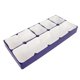 thumbnail image 4 of Caja de almacenamiento de piezas de reloj púrpura 5 compartimentos apilable portátil con forro de goma organizador de piezas de reloj para collares accesorios de hardware ANGGREK Otros, 4 of 7