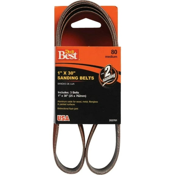 Do it Best Sanding Belt, 1X30 Sanding Belt