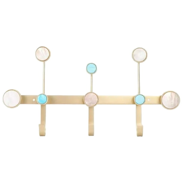 Perchero versátil Toystoory para puertas azulejos de gabinete gancho de suspensión metal dorado