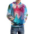 thumbnail image 5 of Tropical Bubble Tea Cup 3D Print Hoodie Men Women Autumn Thin Pullover Sweatshirt Vintage Streetwear Tops, 5 of 6