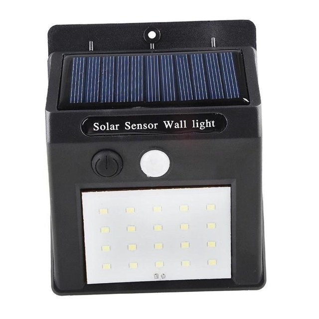 Lámpara solar de pared Luz solar al aire libre Linterna de pared Luces de pared para patio Garaje