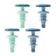 thumbnail image 3 of BRIGHTFUFU 4 PCS Tapones de botella de vino a prueba de polvo multiusos Plátanos de botella de vino de silicona, 3 of 7