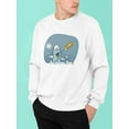 thumbnail image 2 of Secret Mountain Base. Sweatshirt Men -Image by Shutterstock, Male Medium, 2 of 4