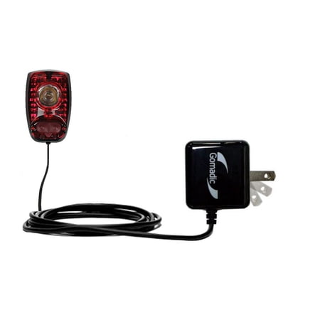 Gomadic Intelligent Compact AC Home Wall Charger suitable for the Cygolite Hotshot - High output power with a convenient, foldable plug design - Uses