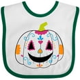 thumbnail image 3 of Inktastic Day Of The Dead Pumpkin Boys or Girls Baby Bib, 3 of 4