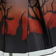 thumbnail image 7 of LIIPEE Girls Dresses Halloween Cartoon Graphic Printed Puff Sleeve Peter Pan Collar Ball Gown Princess Sundress Toddler Classic Casual Daily Party Photoshoot Dress,Black,3-4 Years, 7 of 7