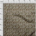 thumbnail image 3 of oneOone Cotton Cambric Brown Fabric Floral Diy Clothing Quilting Fabric Print Fabric By Yard 42 Inch Wide-QO, 3 of 4