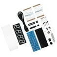 thumbnail image 4 of Diy Digital Clock Kit Diy Led Clock Kit Abs 4 Chiffres Diy Digital Led Clock Kit Affichage Automatique Température Électronique Diy Kit Clock Rouge, 4 of 8