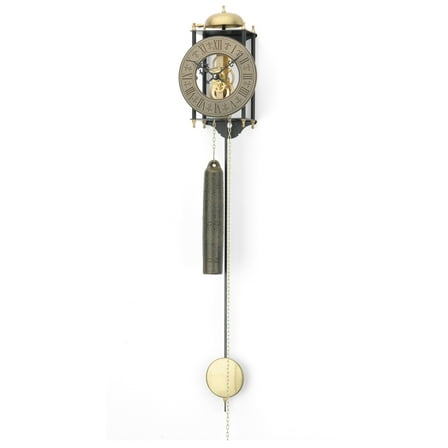 Modern wall clock with mechanical movement from AMS AM H301