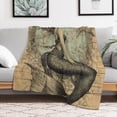 thumbnail image 5 of RKSupls Christmas Throw Blanket,Soft Warm Fannel Vintage Mermaid Blankets Gift for Home Bed Sofa Couch Decor,40x50 in, 5 of 9