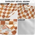 thumbnail image 2 of FORMRS Boys Swim Trunks Quick Dry Mesh Lining Beach Boardshorts, Sizes XS-XL, Rusty Orange Plaid, 2 of 7