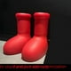thumbnail image 3 of Botas rojas de caña alta, suela gruesa, piernas ampliadas, botas de lluvia de cabeza grande para hombres y mujeres, botas rojas, 3 of 5