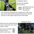 thumbnail image 4 of Rear Rack Bike Rack Rear Mounted Bike Carrier for Heavier Mountain Bike Loads, 4 of 5