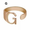 thumbnail image 1 of CUITING Fashion Adjustable Initial Alphabet Letter A-Z Ring Finger Rings Women Jewellery-Silver C, 1 of 9