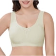 thumbnail image 3 of Njagoc3 Wireless Bras for Women Solid Color Wide Straps Bra Push Up Bra Breathable Everyday Bra, 3 of 6