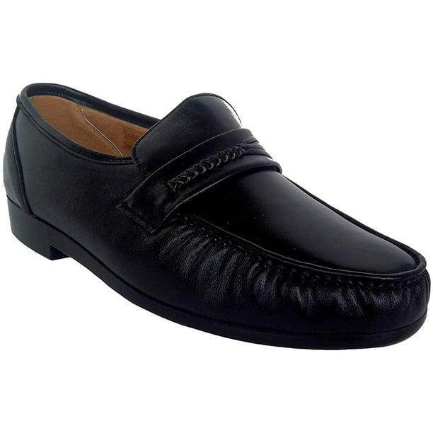 ClimaTex - Men's Dress Loafers Leather Moc Toe Slip On Comfort Moccasin ...