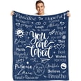thumbnail image 1 of LHSHID Get Well Soon Gifts for Men After Surgery Blanket Sympathy Gift for Men Hug Soft Fleece Healing Blanket for Cancer Blanket Sympathy Blanket for Best Friends Blue 60"x80", 1 of 9