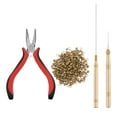 thumbnail image 1 of lionlar Kit d'Extension de Cheveux Pince Plus Dispositif de Perles à Tirer et Kits d'Outils de Boucle - 7# 7, 1 of 6