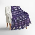thumbnail image 6 of wajoiu Best Mom Ever Blanket - 60"x50" Soft Fleece Blanket for Mom, Perfect Christmas Birthday Gift for Mom from Son or Daughter, Cozy Blanket for Mother''s Bed or Sofa, 6 of 6