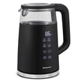thumbnail image 1 of Elite Gourmet EKT8717 1.7L Dual Wall Cool Touch Electric Tea Kettle, Borosilicate Glass, 304 Stainless Steel Interior, Programmed Digital Touchscreen, Kee, 1 of 7