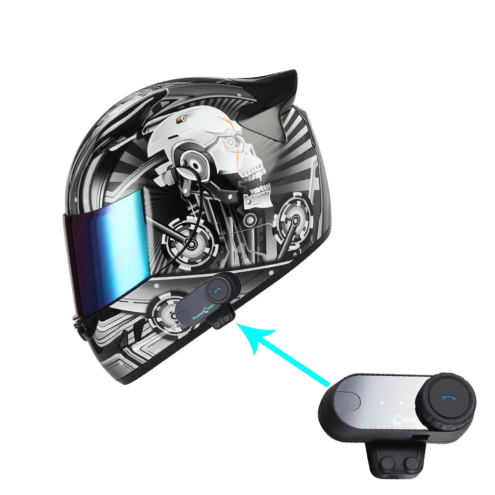 Best full face motorcycle helmet best sale with bluetooth