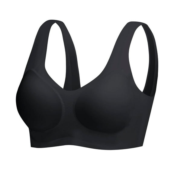 Everyday Bras for Women Sports Bras for Women Compression Womens plus Size Bras Large Bras for Women Compression Bras Workout Sports Bra for Women Womens Bra Push up Strapless Bra for plus Black L