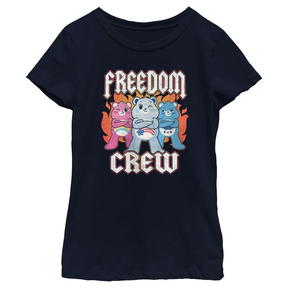 Girl's Care Bears Freedom Crew Graphic T-Shirt